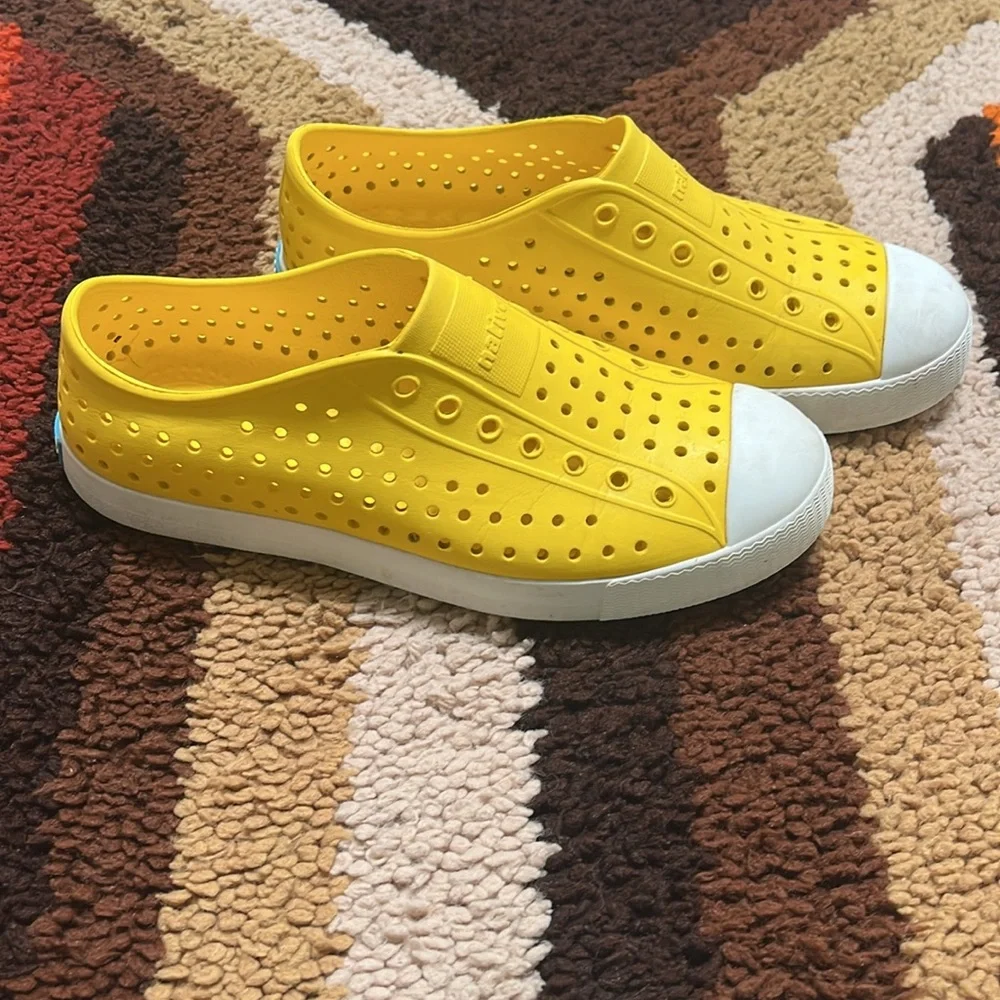 Native Kids Shoes Yellow